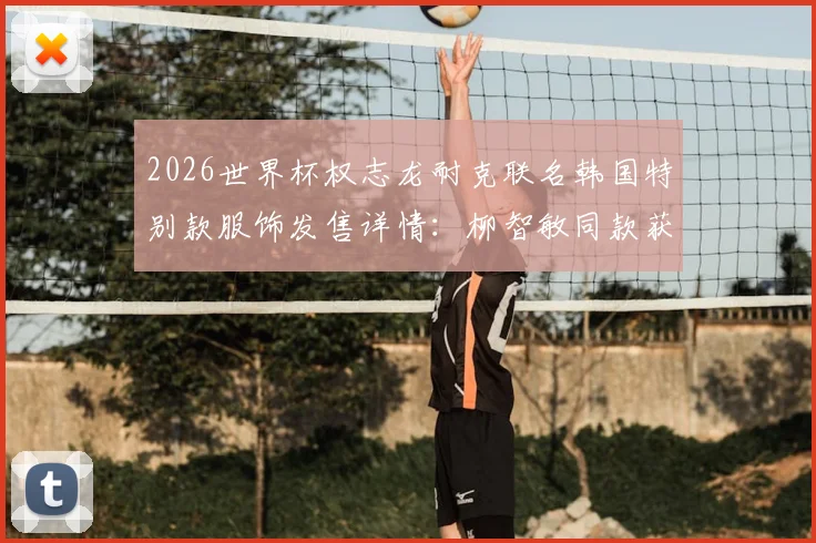 2026世界杯权志龙耐克联名韩国特别款服饰发售详情：柳智敏同款获取渠道、价格与购买全指南